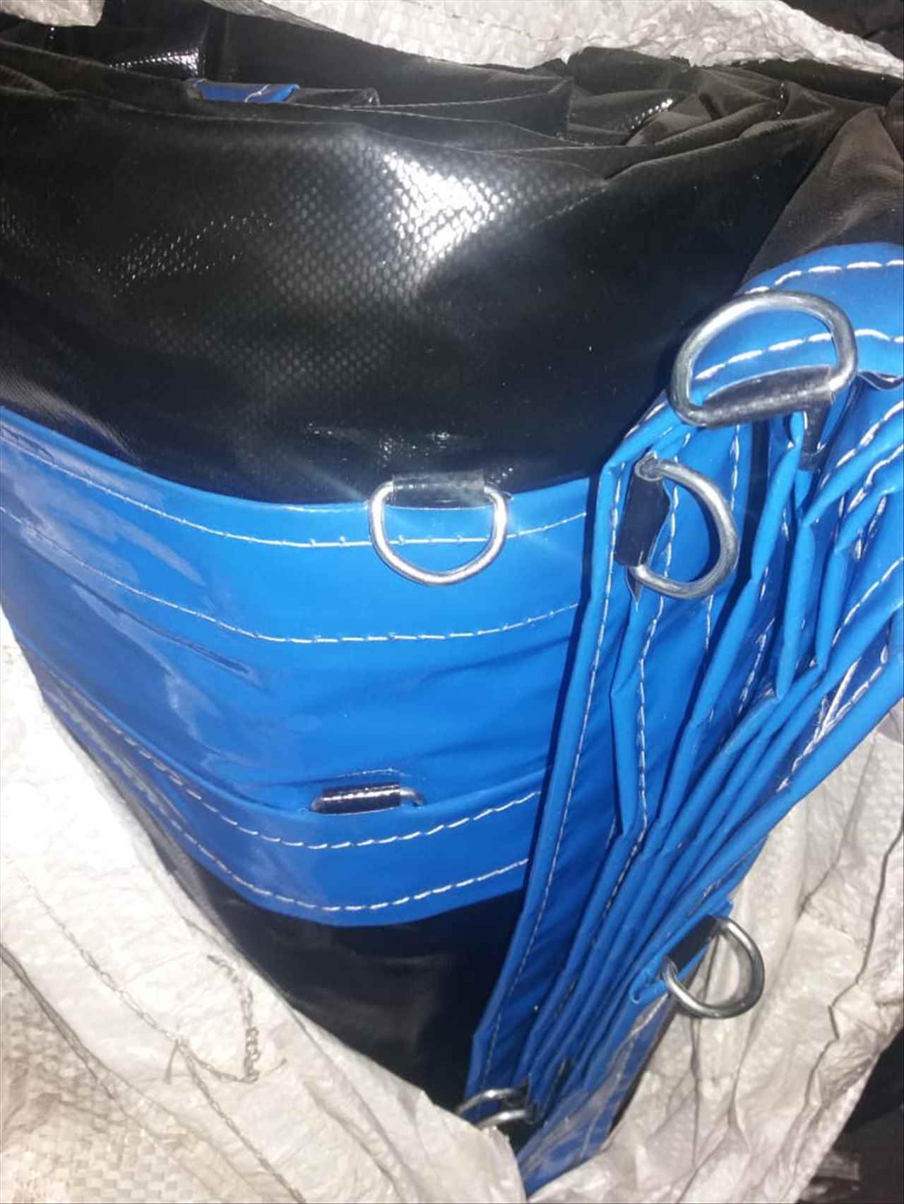 Lona Nova Randon 5,10x12m ou 5,10x12,70 azul/preta